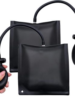 MAKINGTEC Air Wedge Pump Wedge Up Bag, Inflatable Shim, Alignment Tool Air Pumps, Auto Repair Air Wedge Pump Bag, Install Shim Wedge (2 Pcs)