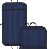 Benting 40" Heavy Duty Hanging Garment Bags for Travel Suit Bag for Men Waterproof Oxford Fabric Suit Cover for Traveling Pinstripe Closet Clothes Storage (Blue)