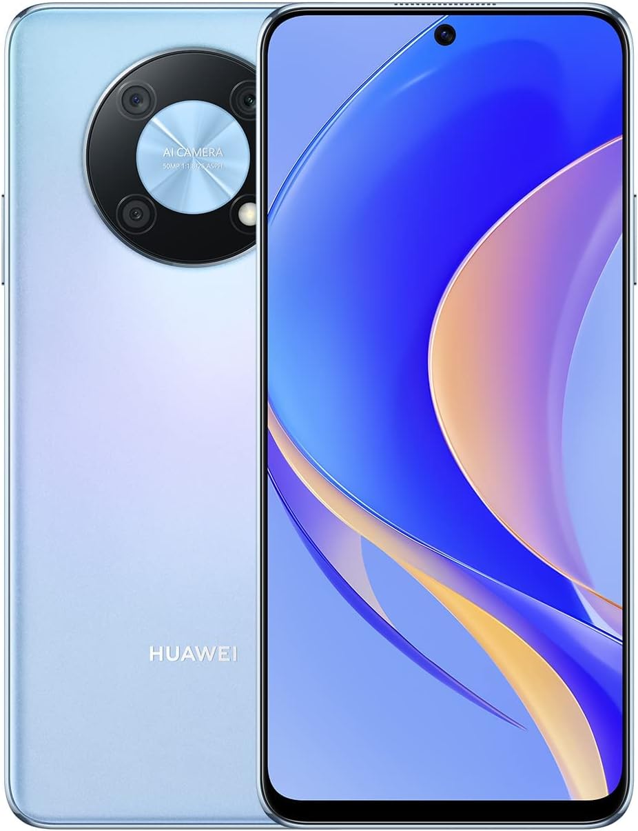 Huawei nova Y90 Dual-SIM 128GB ROM + 6GB RAM (GSM only | No CDMA) Factory Unlocked 4G/LTE Smartphone (Crystal Blue) - International Version