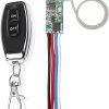 WANGCL Wireless Light Switch Kit Remote Control Switch 433mhz RF Transmitter and Receiver Momentary Toggle Latching
