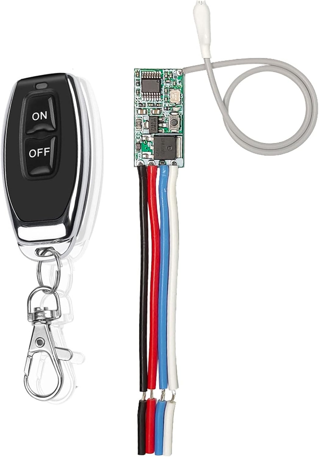 WANGCL Wireless Light Switch Kit Remote Control Switch 433mhz RF Transmitter and Receiver Momentary Toggle Latching