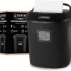 EMPIRE TRADING & COMMERCE Paper Shredder 14-Sheet Cross-Cut, 25 Litres Paper Shredder Machine for Home and Office Heavy Duty, Shred Paper Clips, Staples and Credit Cards (OS1201C/Black)