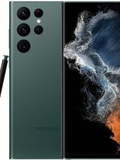 SAMSUNG Galaxy S22 Ultra Cell Phone, Factory Unlocked Android Smartphone, 256GB, 8K Camera & Video, Brightest Display Screen, S Pen, Long Battery Life, Fast 4nm Processor, US Version, 2022, Green