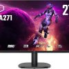COOLER MASTER GA271 Gamer Monitor, 27 In., 2k Wide Quad HD 2560x1440, 1 ms, 100Hz, 1xDP, 2xHDMI, G-Sync, FreeSync