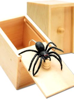Khazna Spider Box Prank, Gift Box Spider Prank, Kid Prank Toys, Fake Spider Box, Spider Prank Scare Box, Trick in a Box Pranks, Spider Prank Box Realistic