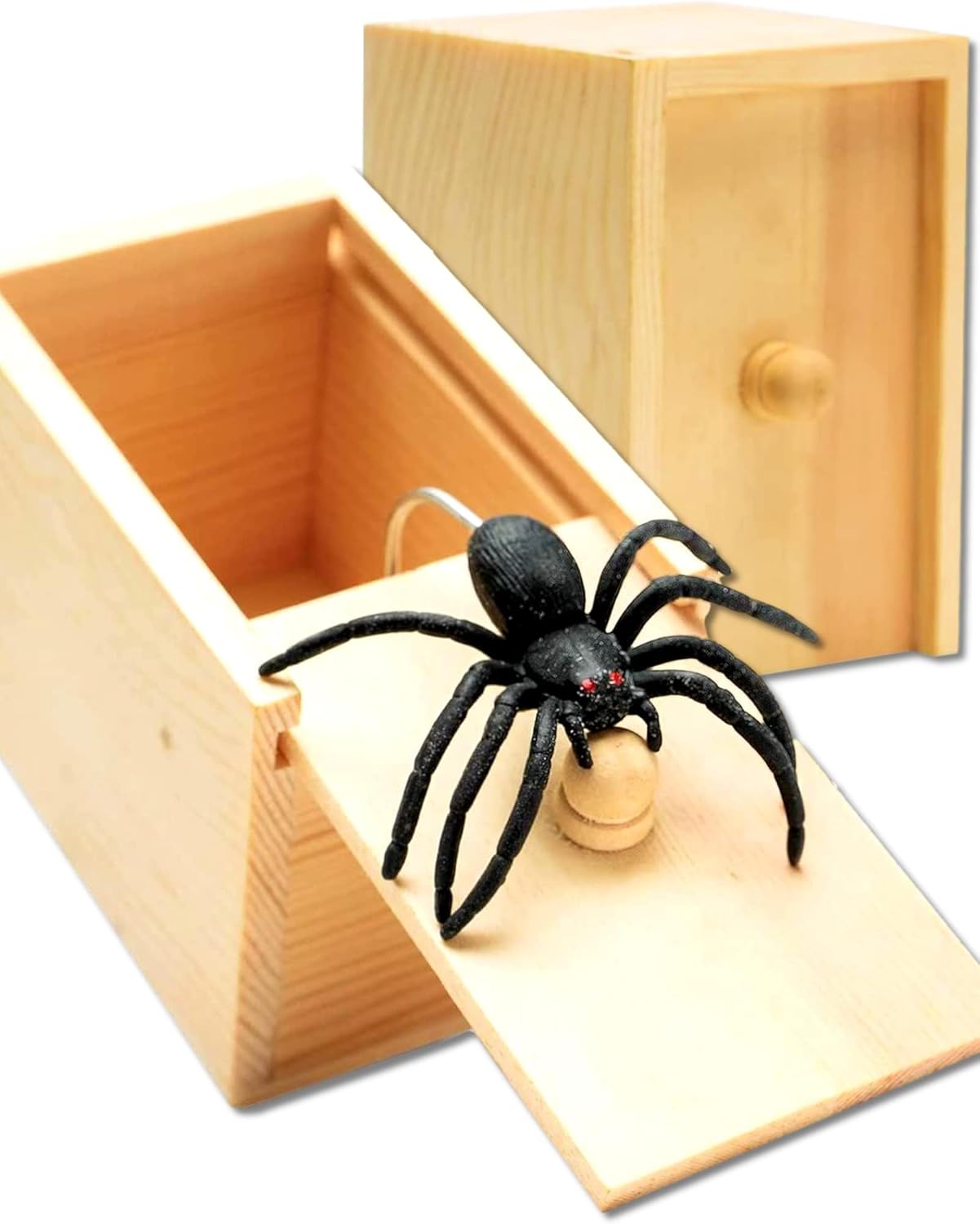 Khazna Spider Box Prank, Gift Box Spider Prank, Kid Prank Toys, Fake Spider Box, Spider Prank Scare Box, Trick in a Box Pranks, Spider Prank Box Realistic