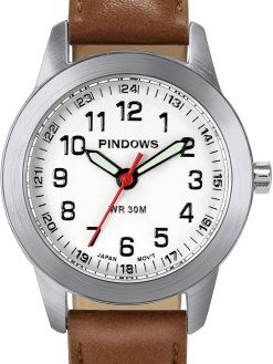 PINDOWS Watches for Women, Classic Business Analog Quartz Small Ladies Watches, 3ATM Waterproof Fashion Dress Watch with Easy-to-Read Luminous Dial
