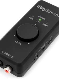 IK Multimedia iRig Stream - Audio Interface for iOS, Android, Mac, and PC Audio Interface for Livestream - iOS, Android, Mac, and PC