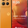 MOTOROLA G15, 8+16GB RAM,DUAL SIM,256 GB ROM, MediaTek Helio G81, 6.72", Android 15, Sunrise Orange, With Free Moto Buds
