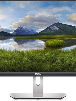 Dell S2421HN 24in Full HD 1920 x 1080 75Hz IPS Ultra-Thin Bezel Monitor 2 x HDMI Ports, Audio Line Out, Adaptive AMD FreeSync (Silver) (Upgraded)