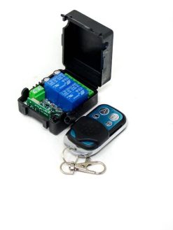 RIV International 433MHz 12V 2 Channel Relay Module Wireless Remote Control Switch
