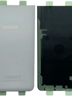 iYAiYO Rear Glass Cover for Samsung A80 SM-A805F, SM-A8050, SM-A805X, SM-A805N Replacement Housing Part Back Battery Cover with Pre-installed Adhesive - White