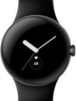 Google Pixel Watch LTE Smartwatch Compatible with Cellular or WiFi Data, GPS, BT and Heart Rate Monitor 41mm, Bulk Packaging (Matte Black)