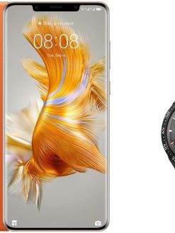 HUAWEI Mate 50 Pro Android Smartphone, Orange, 8GB+512GB, DRACO-L29DL + GT3 SE, Mate 50 Pro 8-512 + GT3 SE, Vegan Leather Orange, 51097GMY