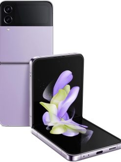 SAMSUNG Galaxy Z Flip 4 Cell Phone, Factory Unlocked Android Smartphone, 256GB, Flex Mode, Hands Free Camera, Compact, Foldable Design, Informative Cover Screen, US Version, 2022, Bora Purple