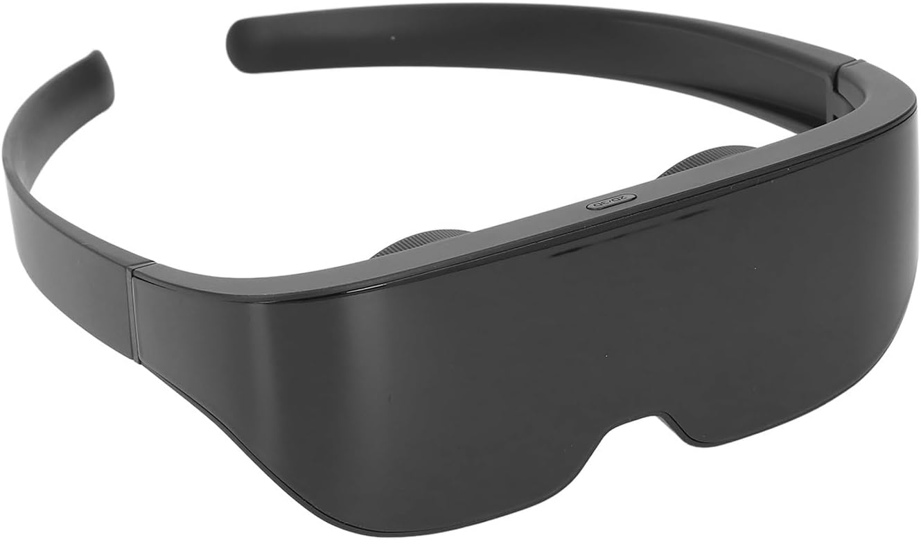 Goshyda Air 3D VR Glasses, Virtual Reality Headsets VR Smart Glasses with 4K Wireless Same Screen, Adjustable Lightweight VR Goggles for Cell Phone, TV Movies Video Games