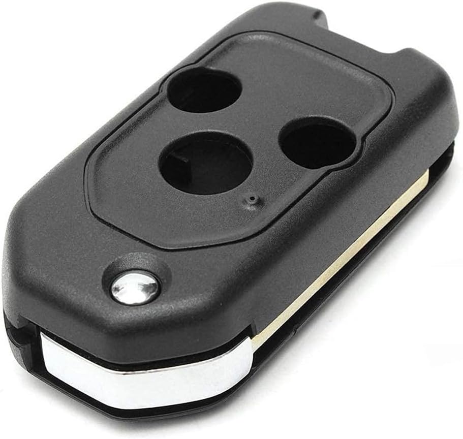 Rubik 3 Buttons Modified Car Remote Key Case Uncut Flip Key Blade Fob Shell Case For Honda Accord Civic CR-V Fit Jazz Insight Odyssey Pilot