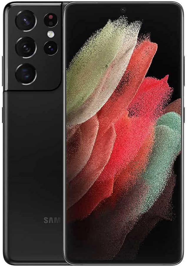 Samsung Galaxy S21 Ultra 5G Pro Grade Quad Camera 100x Space Zoom, 8K Video Dual SIM Smartphone, S Pen Compatible All Day Battery UAE Version Phantom Black 256GB
