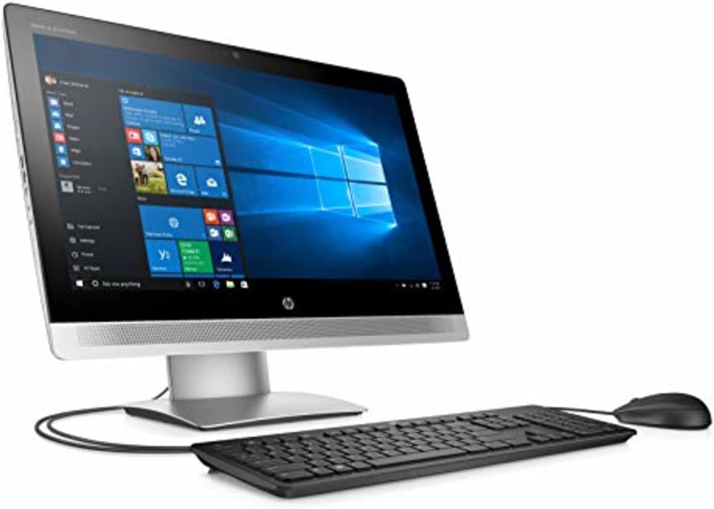 HP EliteOne 800 G2 Renewed Business AIO Desktop | intel Quad-Core i5-6500 CPU | 8GB RAM | 256GB SSD | 23.8 inch Non-Touch Display | Windows 10 Pro. | Black | (Renewed)