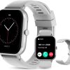 PEJE Smart Watch丨Smart Watches For Men丨1.83 Tft Display丨Ip68 Waterproof,15 Days Battery Life，123+ Workout Mode, Heart Rate Monitor, Full Scale Fitness Tracking. (Silver)