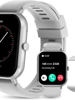 PEJE Smart Watch丨Smart Watches For Men丨1.83 Tft Display丨Ip68 Waterproof,15 Days Battery Life，123+ Workout Mode, Heart Rate Monitor, Full Scale Fitness Tracking. (Silver)