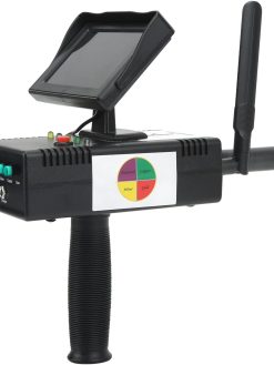 DAUB 4593ft Professional Gold Detector for Treasure Hunt, Metal Detector for Adults and Kids, Waterproof Detectors with Microcomputer, Storage Box, Handheld Detector for Silver, Copper (UK Plug)