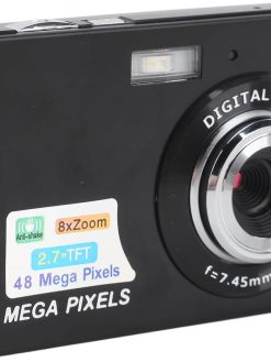 Cryfokt 4K Video Camera Camcorder, 48MP 8X Digital Zoom Digital Camera Recorder Camera with 2.7in TFT Screen, HD Video Recording Camcorder for Teens Beginners Students