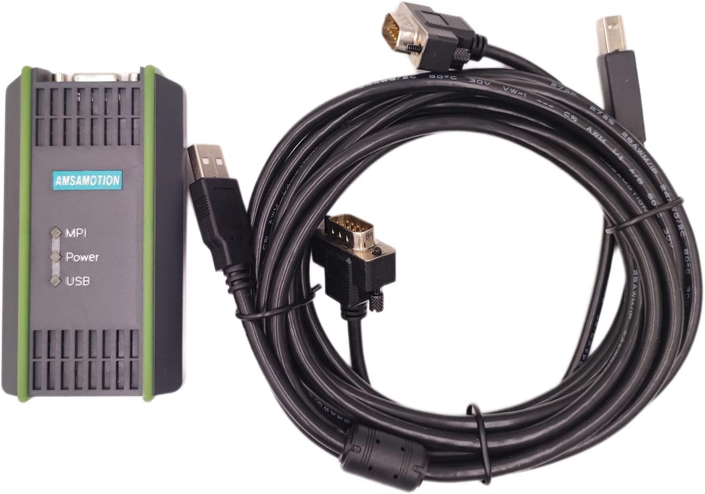 DCYNXC 0CB20 PLC Programming Cable for S7 200 300 400, for TP Touch Screen, USB Touch Panel Programming Cable, Isolated Interface, for 6ES7972-0CB20-0XA0 Replacement, New