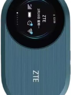 ZTE Wireless Mobile Wi-FI Router Pro U10S Pro,WiFi 6 Up to 287Mbps,3000mAh Unlock 4G LTE Pocket WiFi Router With Sim Card Slot And Type C Port-Blue