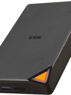 SSK 1TB Personal Cloud External Wireless Hard Drive Portable NAS Storage with WiFi Hotspot for Travel, Support Auto-Backup Connect SD Card Reader Share Data for iPhone iPad Tablet Smart Phone Laptop