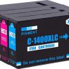 NexNova® ink cartridge PGI 1400XL for Canon PGI-1400XL Set High Yield (4 Pack Black Cyan Magenta Yellow) for MAXIFY MB2140 MB2340 MB2740 MB2040