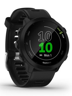 GARMIN GPS Smartwatch Forerunner 55 | Fitness Tracking Runners Watch with 2 Weeks of Battery Life | Built-in Sports Apps and Race Predictor