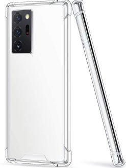 Samsung Galaxy Note 20 Ultra/Ultra 5G Case Cover Bumper Shell Tpu Pc Hybrid Crystal Clear Acrylic Bumper Case Cover For Samsung Galaxy Note 20 Ultra/Ultra 5G (CLEAR) by Nice.Store.UAE