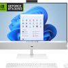 HP Latest Pavilion 27 All-in-One Intel Core i7-13700T upto 4.9GHz 16GB Ram, 512GB SSD NVIDIA GeForce RTX 3050 4GB GDDR6, 27” FHD IPS, Snowflake white, Window 11 Pro