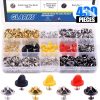Glarks 430Pcs 7 Kinds of Butterfly Clutch Tie Tacks and Plastic Pin Back with Blank Pins for Lapel Pins, Service Bars, Jewelry Making and DIY Craft