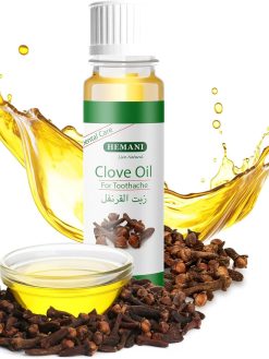 Hemani Clove Oil Dental Care-10ml, Relieves Dental Pain, Sore Gums And Mouth Ulcers, Stimulates Blood Circulation