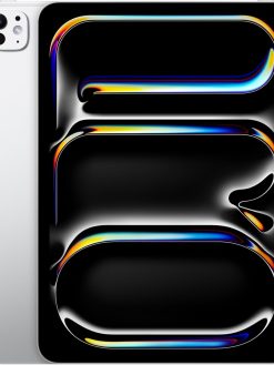 Apple iPad Pro 11-inch (M4): Ultra Retina XDR display, 256GB, Landscape 12MP Front Camera/12MP Back Camera, LiDAR scanner, Wi-Fi 6E, Face ID, All-Day Battery Life, Standard glass - Silver