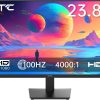 KTC 24 inch Monitor - 1080P Monitor, 100Hz FreeSync Gaming Monitor with HDR10,VESA Mountable, Adjustable Tilt, ZeroFrame Design, HDMI,VGA,Earphone Ports, PC Monitor Work Monitor for Office