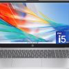 HP 15.6" Laptop, 13th Gen Intel Core i5-1355U Processor, 32GB RAM, 1TB SSD, FHD Anti-Glare Display, Webcam, Numeric Keypad, Wi-Fi, Bluetooth, HDMI, Windows 11 Home,32GB USB Card, Silver (Upgraded)