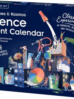Thames & Kosmos The Science Advent Calendar | 24 STEM Experiments in Chemistry, Biology & Physics | Great for Winter Holiday Celebrations | Conduct Daily Experiments | Fun, Wholesome Family Tradition
