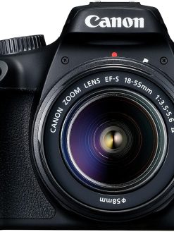 Canon EOS 4000D DSLR Camera and EF-S 18-55 mm f/3.5-5.6 III Lens - Black