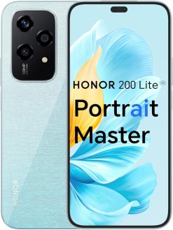 HONOR 200 Lite, 5G Dual SIM, 8GB RAM + 256GB ROM, 6,7” Anti-Drop AMOLED Display, 108MP Triple Rear Camera, Starry Blue - UAE Version, 1 Year Official Warranty