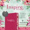 Inspire Bible NLT (Hardcover LeatherLike, Pink Peony, Filament Enabled): The Bible for Coloring & Creative Journaling