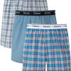 Hanes mens Originals Cotton Woven Boxers Pack, Moisture-wicking Underwear for Men, 3-pack Boxer Shorts (pack of 3)