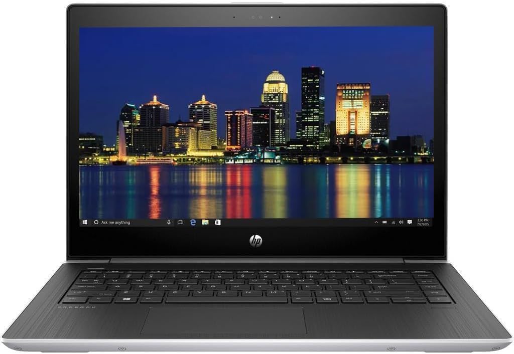 H P ProBook 440 G5 Laptop | 14" 1920x1080 | Core i5-7200U - 256GB SSD Hard Drive - 8GB RAM | 2 cores @ 3.1 GHz Win 11 Pro (Renewed)