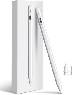 iPad Pencil 9th&10th Generation, 10 Mins Fast Charge Stylus Pen for Apple Pencil 1st/2nd iPad 6/7/8/9/10, Pro 11" and 12.9", Air 3/4/5, Mini 5/6 with Palm Rejection, Tilt Sensitivity