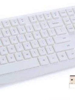 HP Wireless USB Keyboard and Mouse Combo CS10 - White
