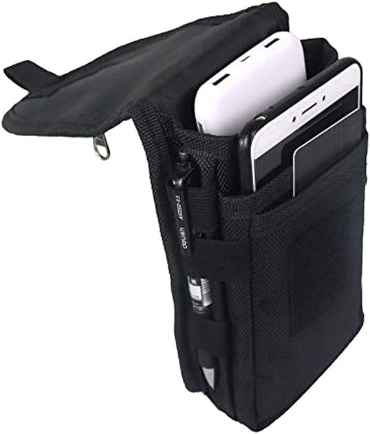 Phone Pouch,Cell Phone Holster, Multi-Purpose Phone Belt Pouch,Tactical Phone Case Tool Holder, Molle Cell Phone Pouch Carrying Case, Men’s Waist Pocket for Hiking, Camping, Belt Pouches for Men
