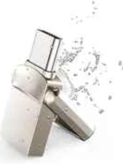 2TB Dual Connector USB Flash Drive - USB 3.0 & Type-C High-Speed Data Storage - Compact OTG Device for Smartphones, Tablets, PC - Alloy, Silver, Ultra-Fast 120MB/s Read Speed - Fetch 2TB ultra