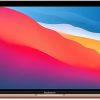 Apple 2020 MacBook Air Laptop: Apple M1 Chip, 13” Retina Display, 8GB RAM, 256GB SSD Storage, Backlit Keyboard, FaceTime HD Camera, Touch ID. Works with iPhone/iPad; Gold; Arabic/English (Renewed)